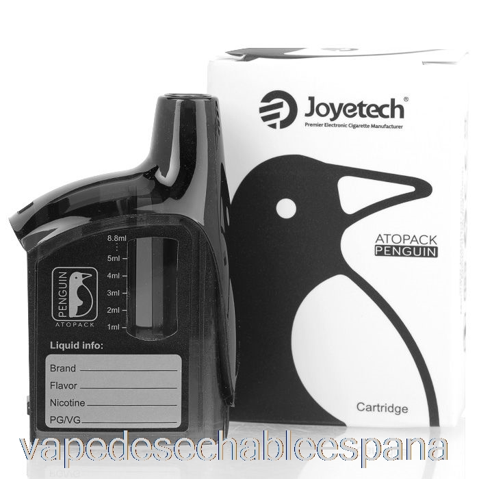 Vape España Joyetech Atopack Penguin Cartucho De Cápsula De Repuesto Negro - Cartucho De 8,8 Ml
